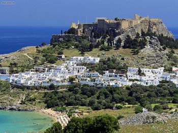 Lindos Rhodes Dodecanese Islands Greece screenshot