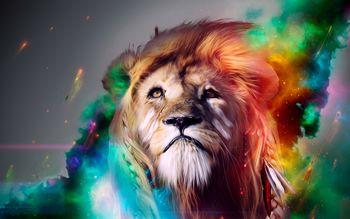 Lion Abstract screenshot