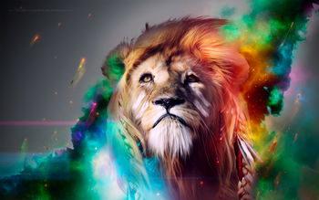 Lion CGI Artwork screenshot