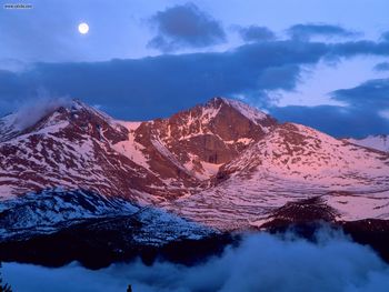 Longs Peak Rocky Mountain National Park Colorado screenshot