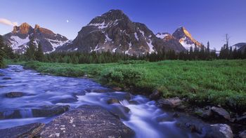 Magog Creek And Naiset Point, Mount Assiniboine Provincial Park, British Columbia, Canada screenshot