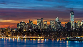 Manhattan Skyline New York Panorama screenshot