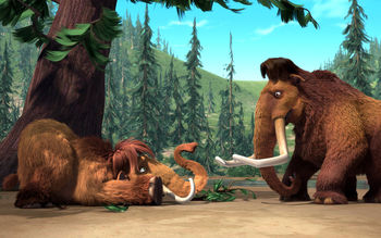 Manny & Ellie Ice Age screenshot