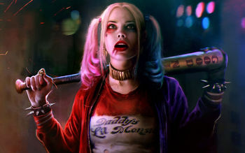 Margot Robbie Harley Quinn Suicide Squad screenshot