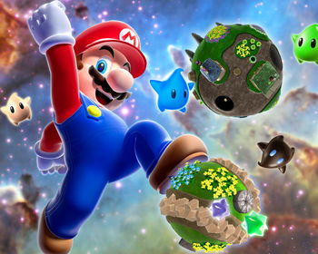 Mario Galaxy Game screenshot