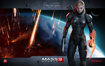 Mass Effect 3 Girl screenshot