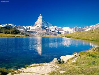 Matterhorn, Stellisee, Valais, Switzerland screenshot