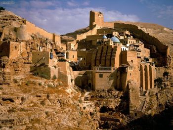 Me Mar Saba Monastery Juda Desert Israel screenshot