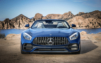 Mercedes AMG GT Roadster 2017 4K screenshot