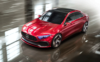 Mercedes Benz Concept A Sedan 2017 4K screenshot