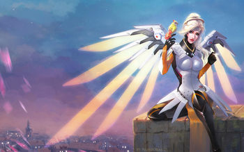 Mercy Overwatch Artwork screenshot