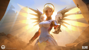 Mercy Overwatch screenshot