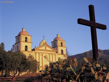 Mission Santa Barbara Santa Barbara California screenshot