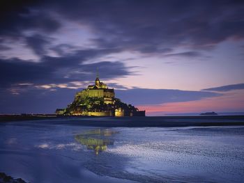 Mont St. Michel At Dusk, Normandie, France screenshot