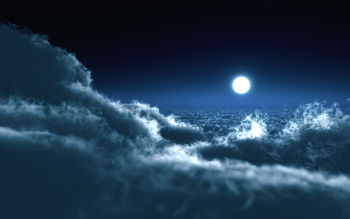 Moon Over Clouds screenshot