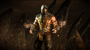 Mortal Kombat X Scorpion Hellfire screenshot