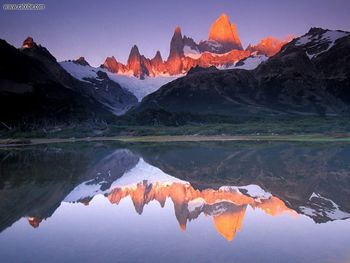 Mount Fitzroy Los Glaciares National Park Patagonian Andes Argentina screenshot