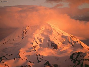 Mount Hood At Sunset Oregon screenshot