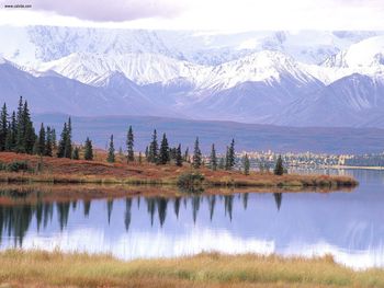 Mount Tundra And Wonder Lake Denali National Park Alaska screenshot