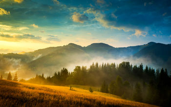 Mountains Landscape HD 4K screenshot