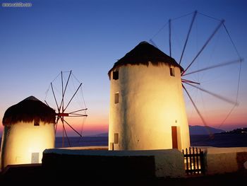 Mykonos Windmills Greece screenshot