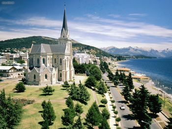 Nahuel Huapi Lake And Cathedral Bariloche Argentina screenshot