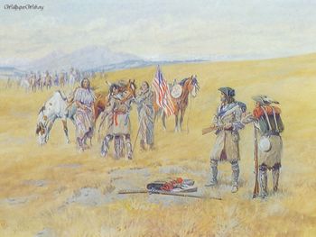 Native American - Captain Lewis Meeting The Shoshone Indians screenshot