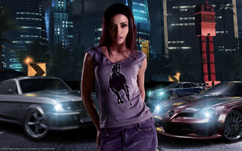 Need for speed carbon Girl 2 wallpaper preview
