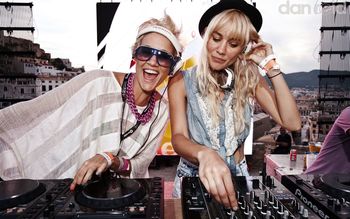 Nervo Twins Mixing For A Group Of Friends Outdoor screenshot