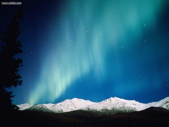 Night Lights Aurora Borealis Alaska screenshot