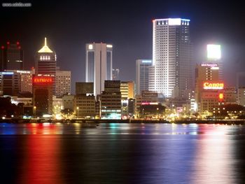 Night View Of Johor Bahru Malaysia screenshot