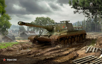 Object 268 World of Tanks screenshot