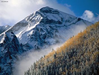 October Snow San Juan Mountains Telluride Colorado screenshot