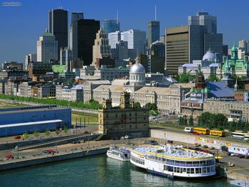 Old Port Of Montreal Quebec Canada screenshot