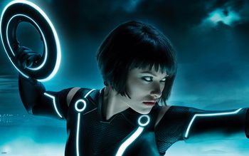 Olivia Wilde Tron Legacy Multi Monitor screenshot