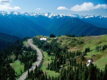Olympic Range Olympic National Park Washington screenshot