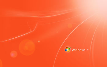 Orange Windows 7 screenshot