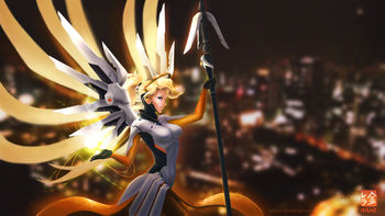 Overwatch Mercy screenshot