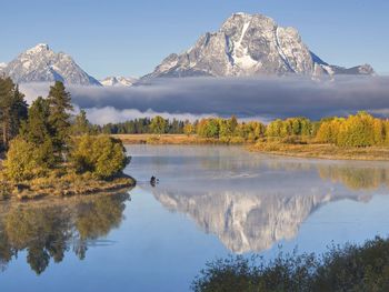 Oxbow Canoe, Oxbow Bend, Grand Teton National Park, Wyoming screenshot