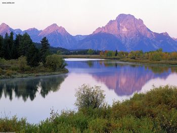 Oxbow Grand Teton National Park Wyoming screenshot