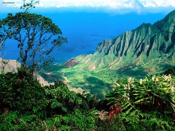 Pacific Breezes, Kalalau Valley, Kauai, Hawaii screenshot