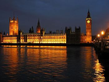 Palace Of West Minster At Night screenshot