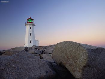 Peggys Point Lighthouse Peggys Cove St Margarets Bay Nova Scotia screenshot