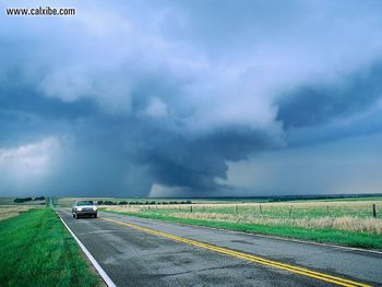 Pickup Truck Driving From Storm screenshot