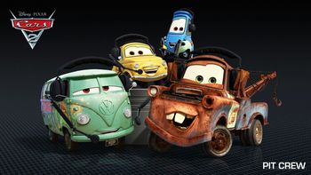 Pit Crew in Cars 2 screenshot