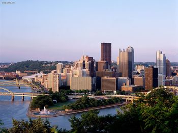 Pittsburgh As Seen From Duquesne Heights Pennsylvania screenshot