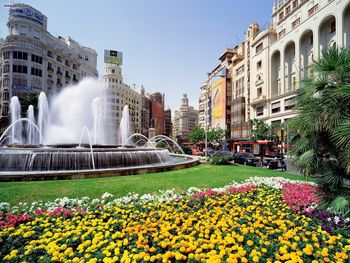 Plaza Del Ayuntamiento, Valencia, Spain screenshot