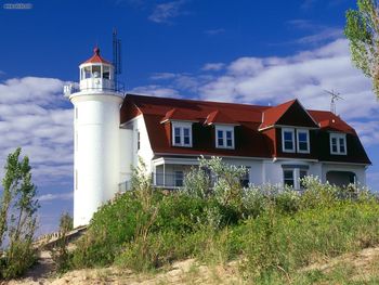 Point Betsie Lighthouse Frankfort Michigan screenshot