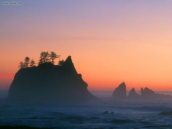 Point Of The Arches Sea Stacks Olympic National Park Washington screenshot