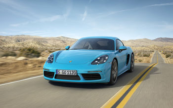 Porsche 718 Cayman 4K screenshot